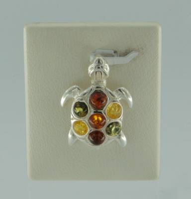 Anh�nger Schildkr�te Bernstein mix