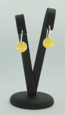 Ohrh�nger Rund Bernstein milchig