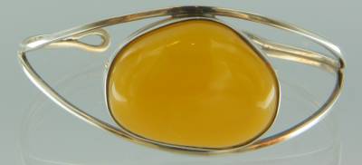 Armreif Bernstein milchig