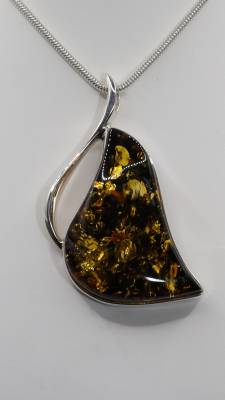 Anh�nger Bernstein gr�n