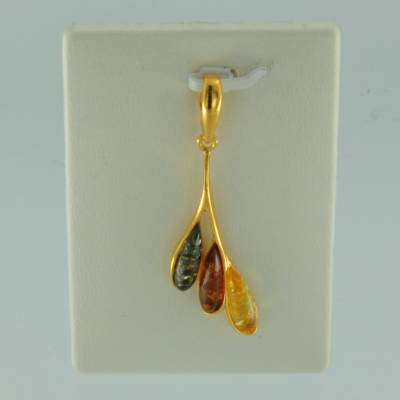 Anh�nger Tropfen Bernstein mix