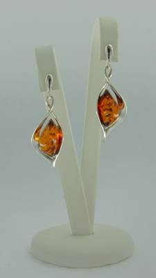 Ohrh�nger Tropfen Bernstein braun