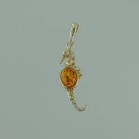 Anh�nger Seepferdchen Bernstein braun