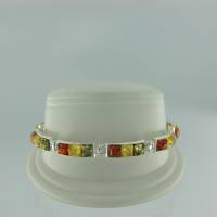 Armband Rechteck Bernstein mix