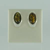 Ohrstecker Bernstein�gr�n