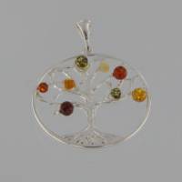 Anh�nger Lebensbaum Bernstein mix