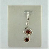 Anh�nger Violinschl�ssel Bernstein braun