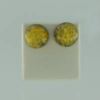 Ohrstecker Rund Bernstein�gr�n