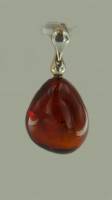Anh�nger Tropfen Bernstein rot