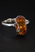 Armreif Bernstein braun