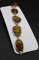 Armband Bernstein grn