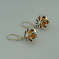 Ohrh�nger Rund Bernstein braun