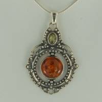 Anhnger Jugendstil Bernstein mix