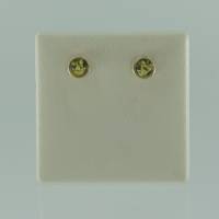 Ohrstecker Rund Bernstein�gr�n