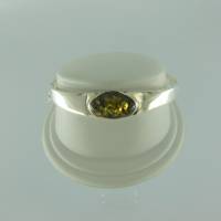 Armreif Oval Bernstein grn