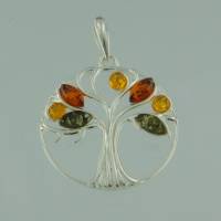 Anh�nger Lebensbaum Bernstein mix