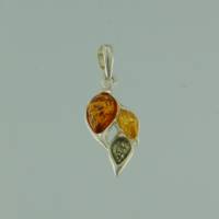 Anhnger Tropfen Bernstein mix