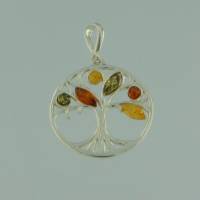 Anh�nger Lebensbaum Bernstein mix