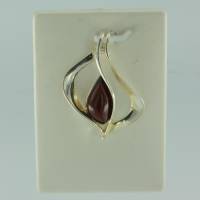 Anh�nger Tropfen Bernstein rot