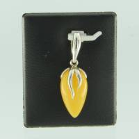 Anh�nger Tropfen Bernstein milchig