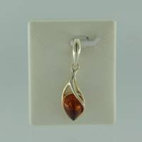 Anhnger Trpfchen Bernstein braun