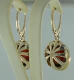 Ohrh�nger Rund Bernstein rot