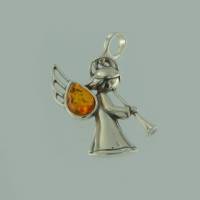 Anh�nger Engel Bernstein braun