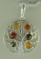 Anh�nger Lebensbaum Bernstein mix