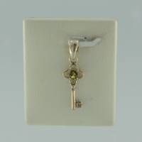 Anh�nger Schl�ssel Bernstein gr�n