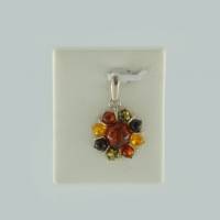 Anhnger  Blume Bernstein mix