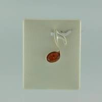 Anh�nger Note Bernstein braun