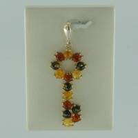 Anh�nger Schl�ssel Bernstein mix