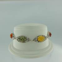 Armband Jugendstil Bernstein mix