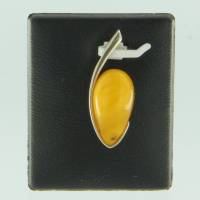 Anhnger Tropfen Bernstein milchig