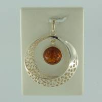 Anh�nger Rund Bernstein Braun